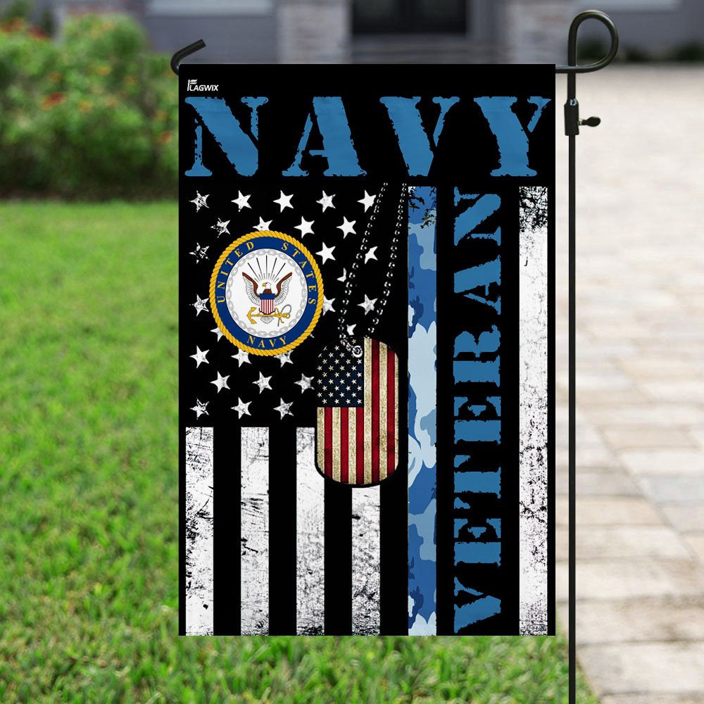 US Navy Veteran Flag, Navy Veteran Flag, US Navy Garden Flag, US Veteran Flag, Veteran Day Gift