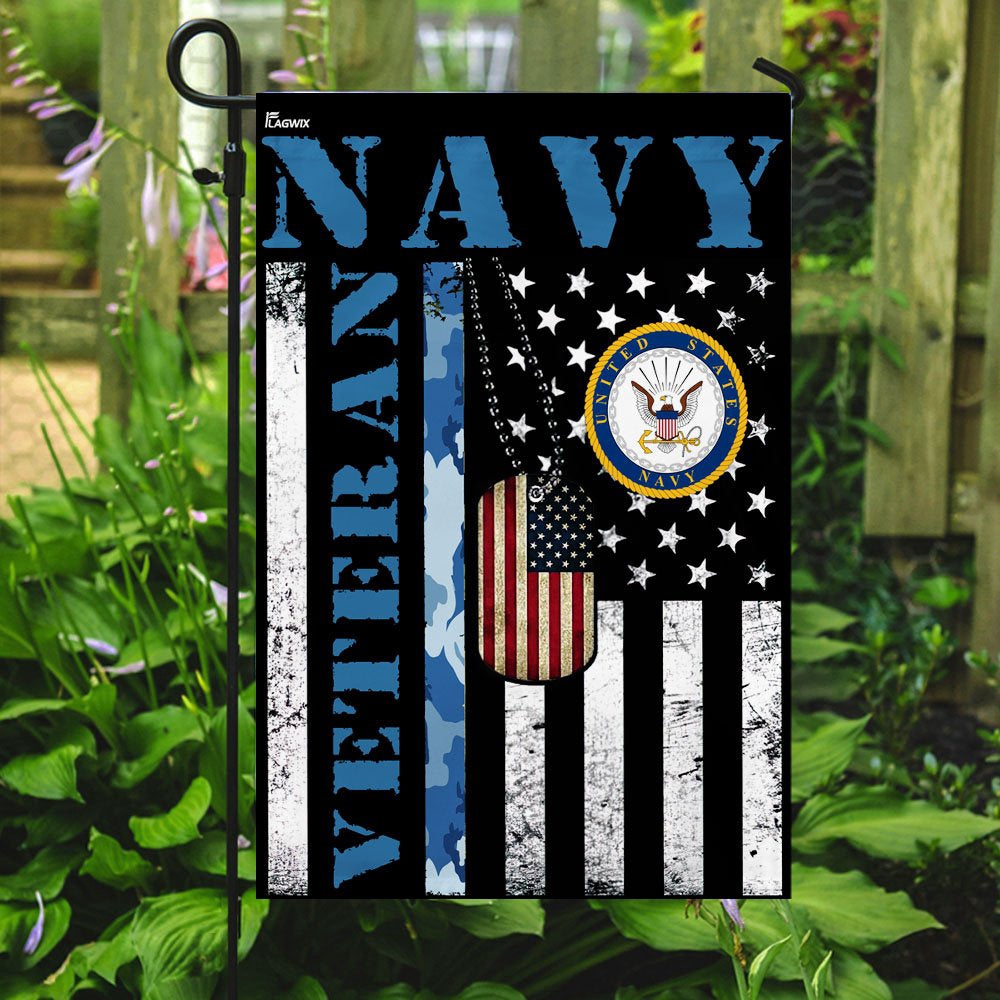 US Navy Veteran Flag, Navy Veteran Flag, US Navy Garden Flag, US Veteran Flag, Veteran Day Gift