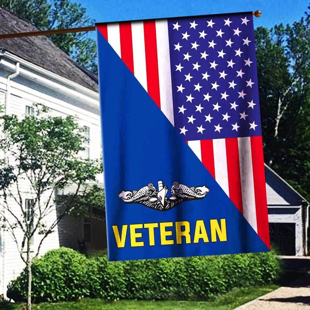 US Navy Veteran Flag, Submarines In The United States Navy Garden Flag, US Navy Garden Flag, US Veteran Flag, Veteran Day Gift