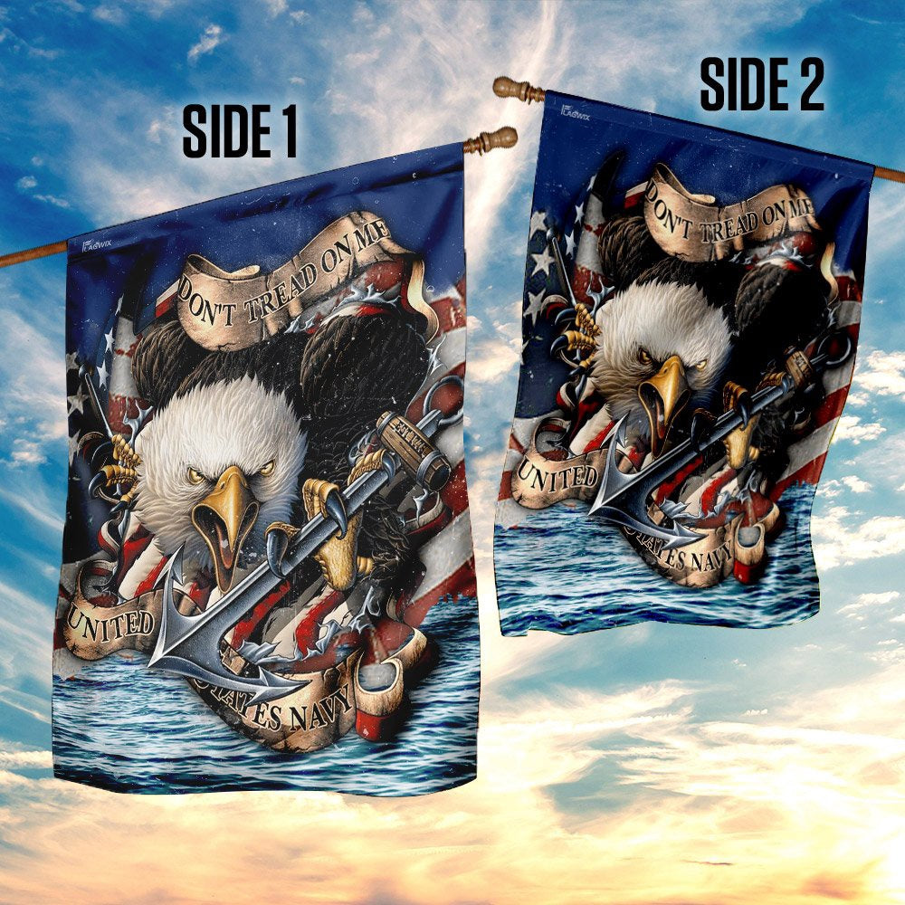 US Navy Veteran Flag, United States Navy Flag, US Navy Garden Flag, US Veteran Flag, Veteran Day Gift