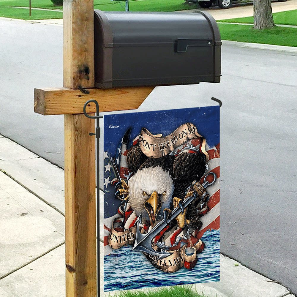 US Navy Veteran Flag, United States Navy Flag, US Navy Garden Flag, US Veteran Flag, Veteran Day Gift