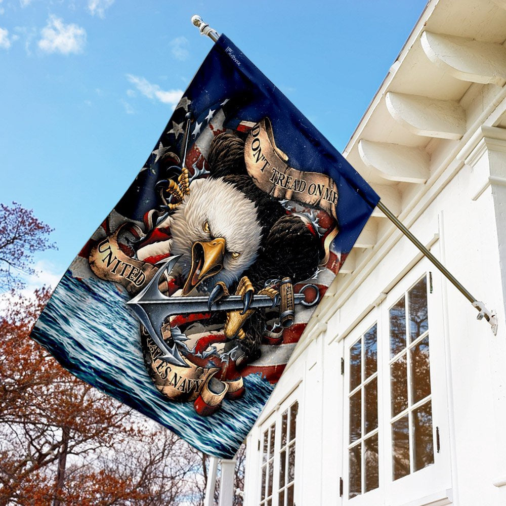 US Navy Veteran Flag, United States Navy Flag, US Navy Garden Flag, US Veteran Flag, Veteran Day Gift