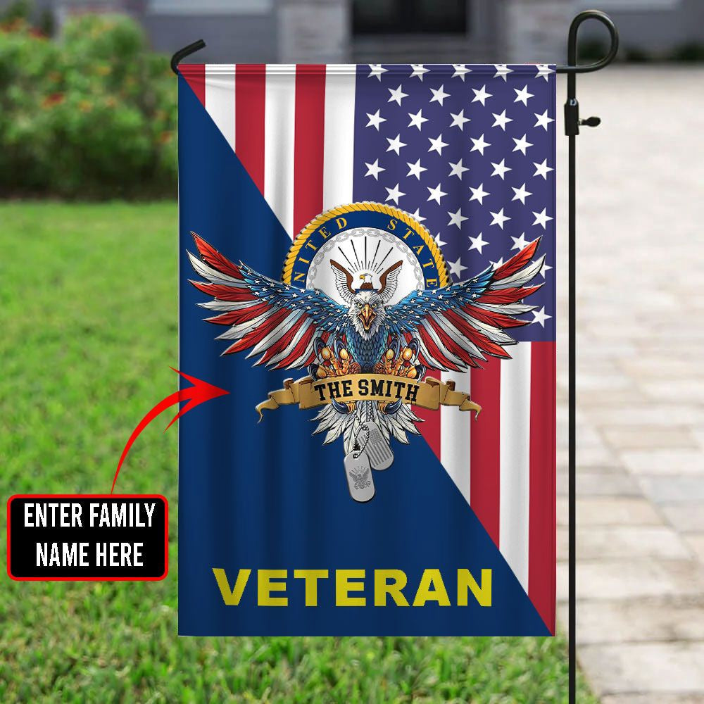 US Navy Veteran Flag, Us Navy 1 Flag, US Navy Garden Flag, US Veteran Flag, Veteran Day Gift