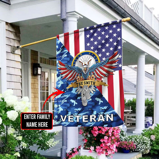 US Navy Veteran Flag, Us Navy 2 Flag, US Navy Garden Flag, US Veteran Flag, Veteran Day Gift