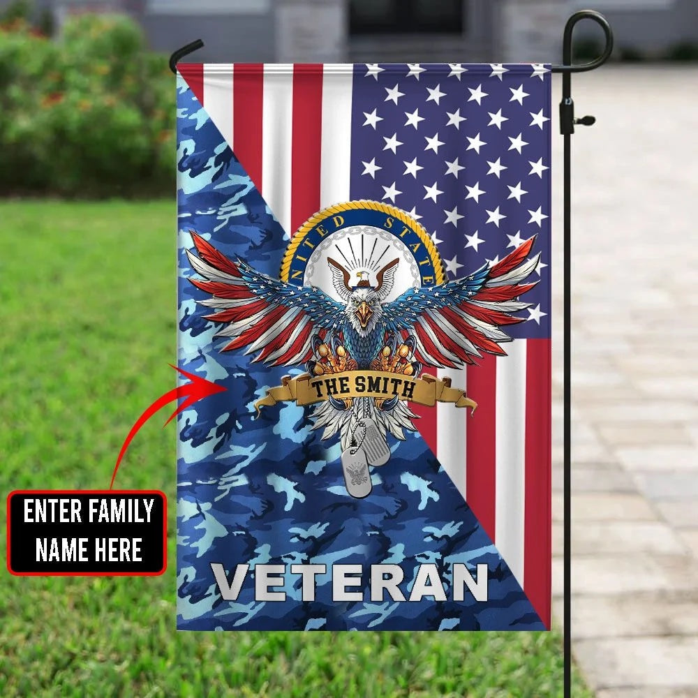 US Navy Veteran Flag, Us Navy 2 Flag, US Navy Garden Flag, US Veteran Flag, Veteran Day Gift
