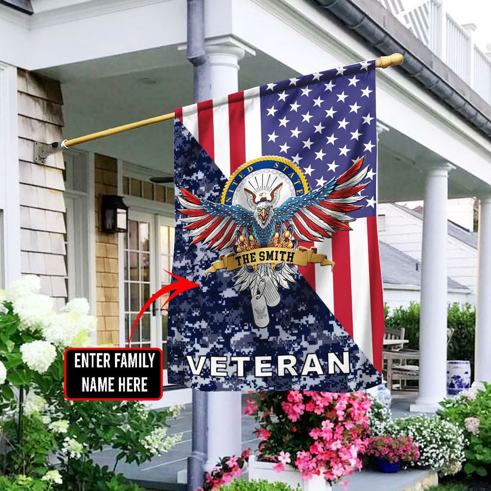 US Navy Veteran Flag, Us Navy 2 Flag, US Navy Garden Flag, US Veteran Flag, Veteran Day Gift