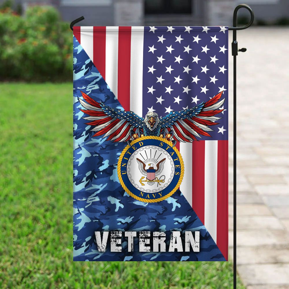 US Navy Veteran Flag, Us Navy 3 Flag, US Navy Garden Flag, US Veteran Flag, Veteran Day Gift