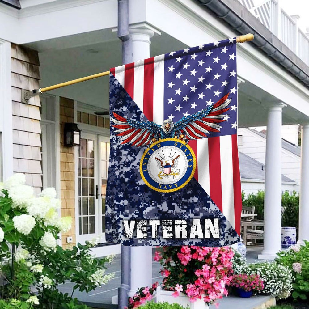US Navy Veteran Flag, Us Navy 3 Flag, US Navy Garden Flag, US Veteran Flag, Veteran Day Gift