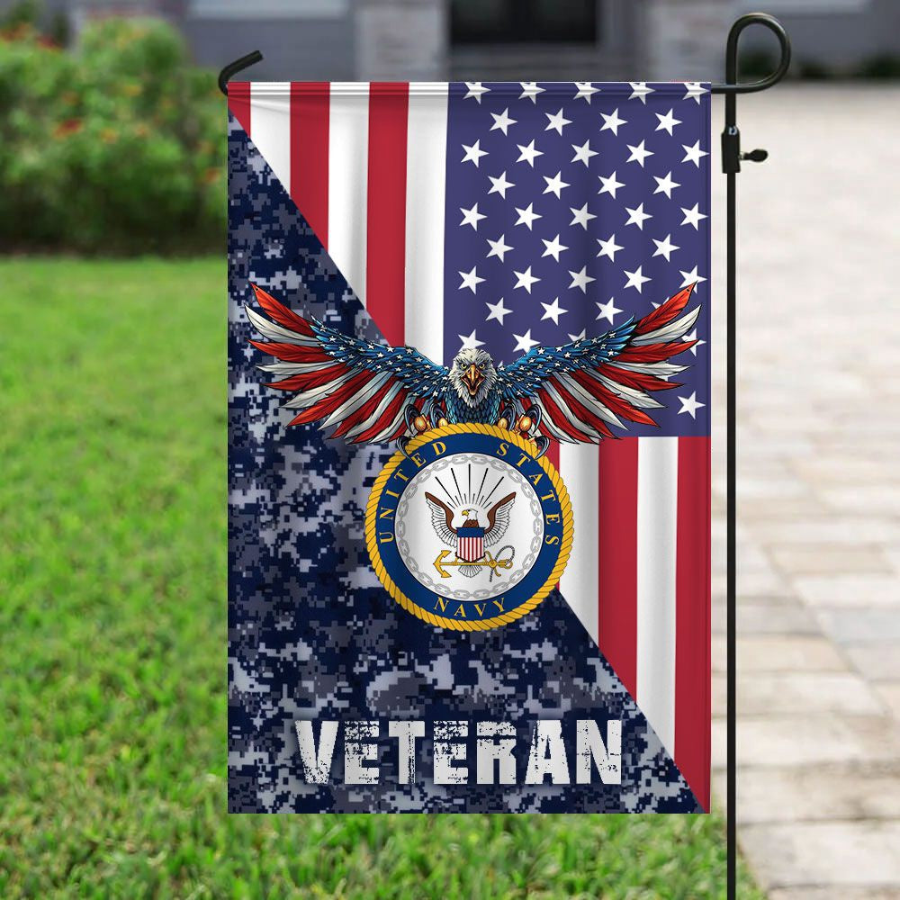 US Navy Veteran Flag, Us Navy 3 Flag, US Navy Garden Flag, US Veteran Flag, Veteran Day Gift