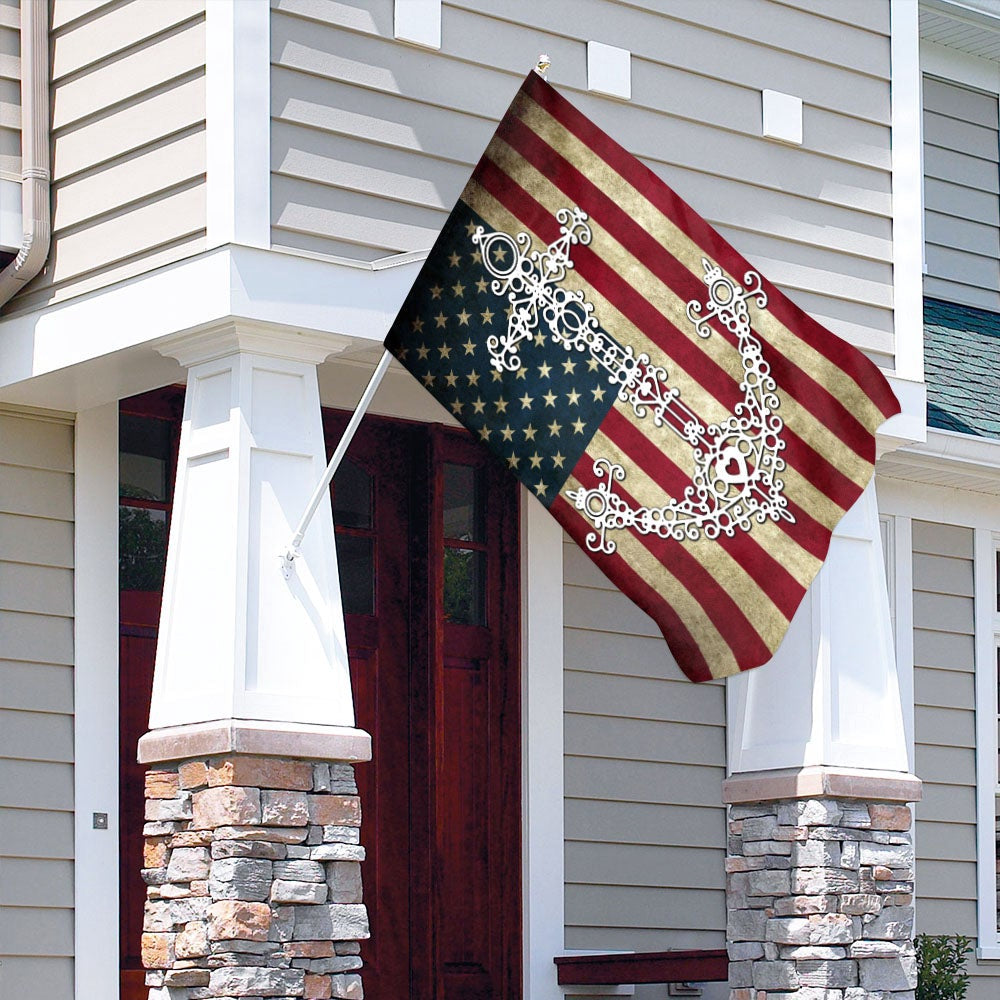 US Navy Veteran Flag, Us Navy Anchor Flag Heavy Garden Flag, US Navy Garden Flag, US Veteran Flag, Veteran Day Gift