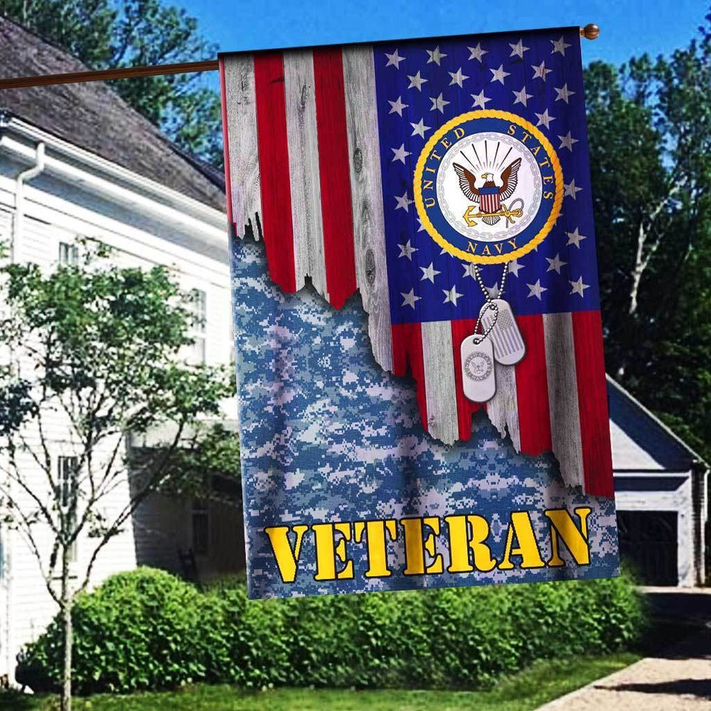 US Navy Veteran Flag, Us Navy Blue Garden Flag, US Navy Garden Flag, US Veteran Flag, Veteran Day Gift