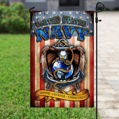 US Navy Veteran Flag, Us Navy Flag, US Navy Garden Flag, US Veteran Flag, Veteran Day Gift
