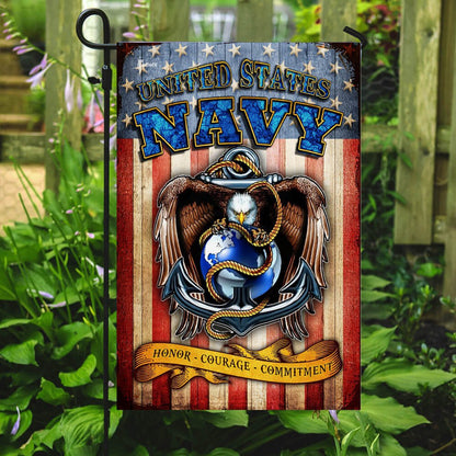 US Navy Veteran Flag, Us Navy Flag, US Navy Garden Flag, US Veteran Flag, Veteran Day Gift