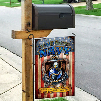 US Navy Veteran Flag, Us Navy Flag, US Navy Garden Flag, US Veteran Flag, Veteran Day Gift