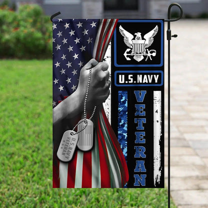 US Navy Veteran Flag, Us Navy Flags, US Navy Garden Flag, US Veteran Flag, Veteran Day Gift