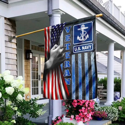 US Navy Veteran Flag, Us Navy Veteran Flag, US Navy Garden Flag, US Veteran Flag, Veteran Day Gift