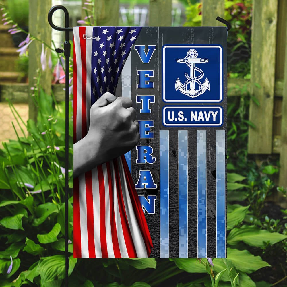 US Navy Veteran Flag, Us Navy Veteran Flag, US Navy Garden Flag, US Veteran Flag, Veteran Day Gift