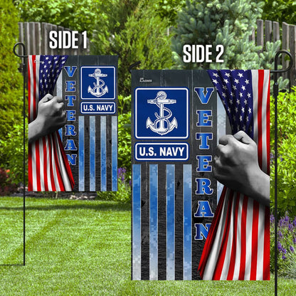 US Navy Veteran Flag, Us Navy Veteran Flag, US Navy Garden Flag, US Veteran Flag, Veteran Day Gift