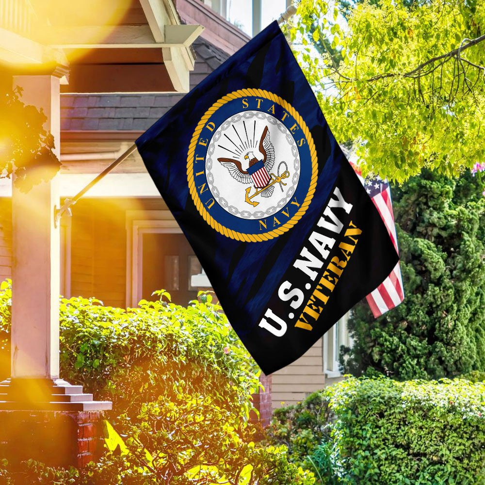 US Navy Veteran Flag, Usnavy Veteran Flag, US Navy Garden Flag, US Veteran Flag, Veteran Day Gift