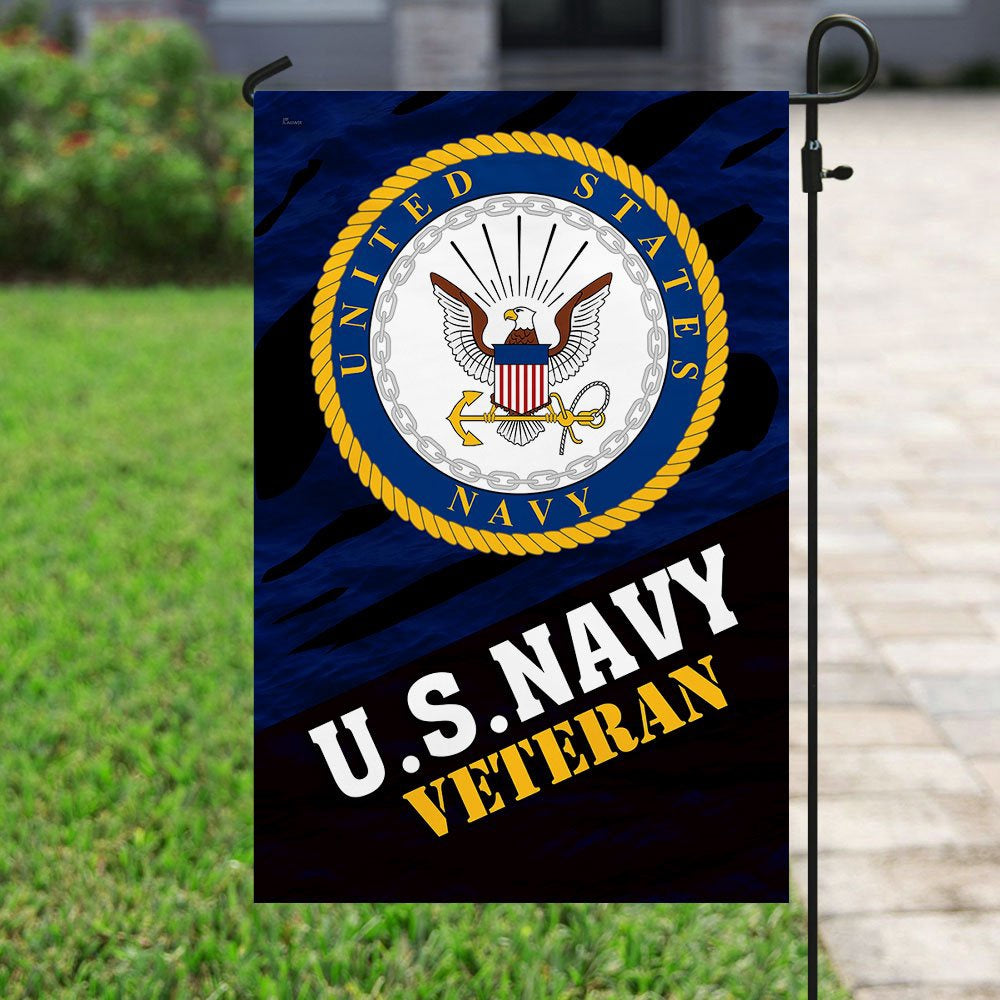 US Navy Veteran Flag, Usnavy Veteran Flag, US Navy Garden Flag, US Veteran Flag, Veteran Day Gift