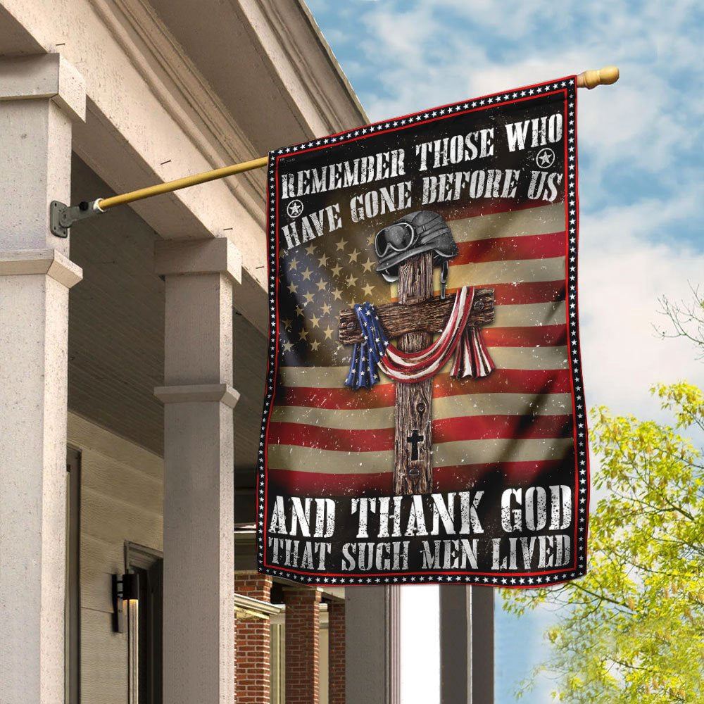US Veteran Flag, American Veteran Flag  Veteran - Remember Those Who Have Gone Before Us, Veteran Garden Flags