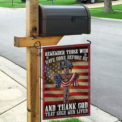 US Veteran Flag, American Veteran Flag  Veteran - Remember Those Who Have Gone Before Us, Veteran Garden Flags