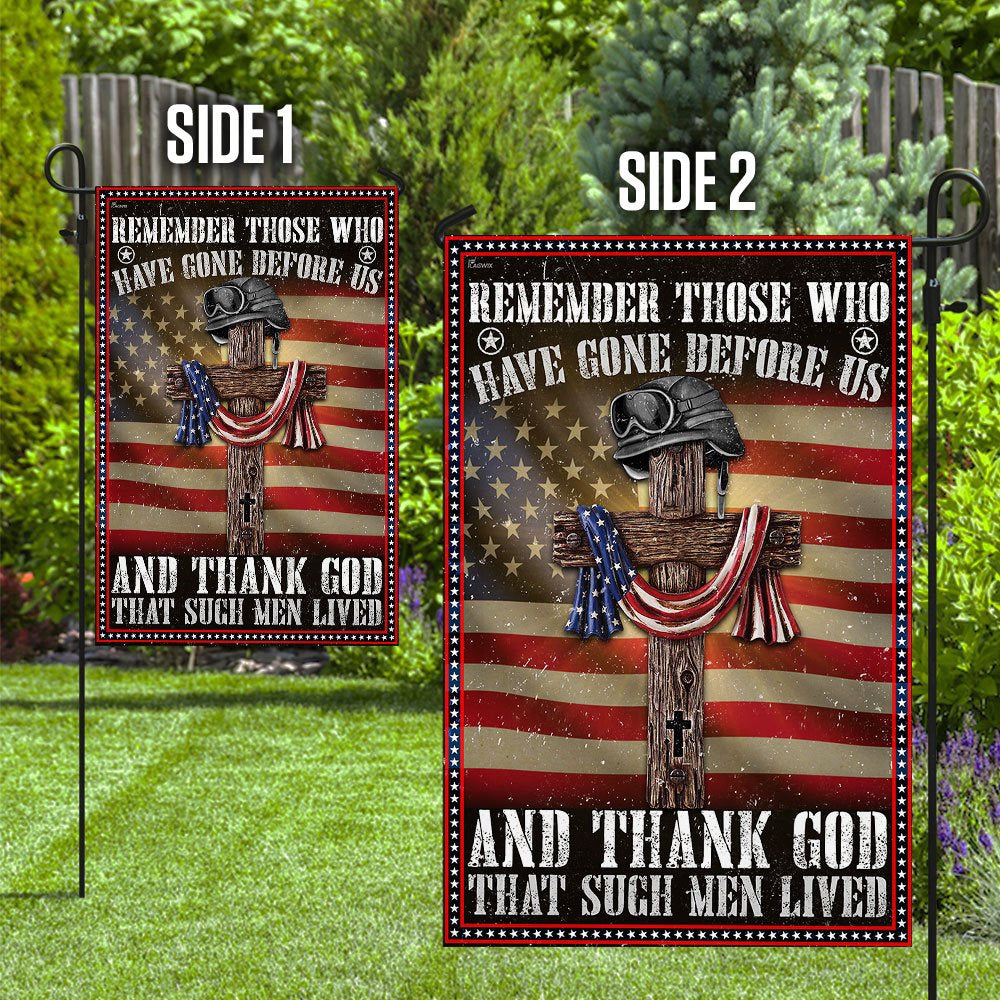US Veteran Flag, American Veteran Flag  Veteran - Remember Those Who Have Gone Before Us, Veteran Garden Flags