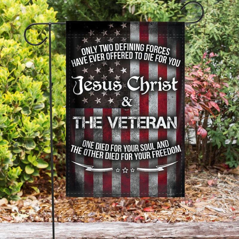 US Veteran Flag, Defining Forces Flag, Veteran Garden Flags
