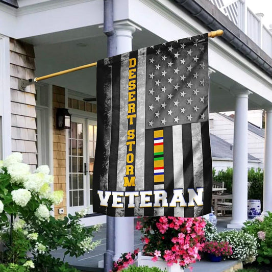 US Veteran Flag, Desert Storm Veteran Flag, Veteran Garden Flags