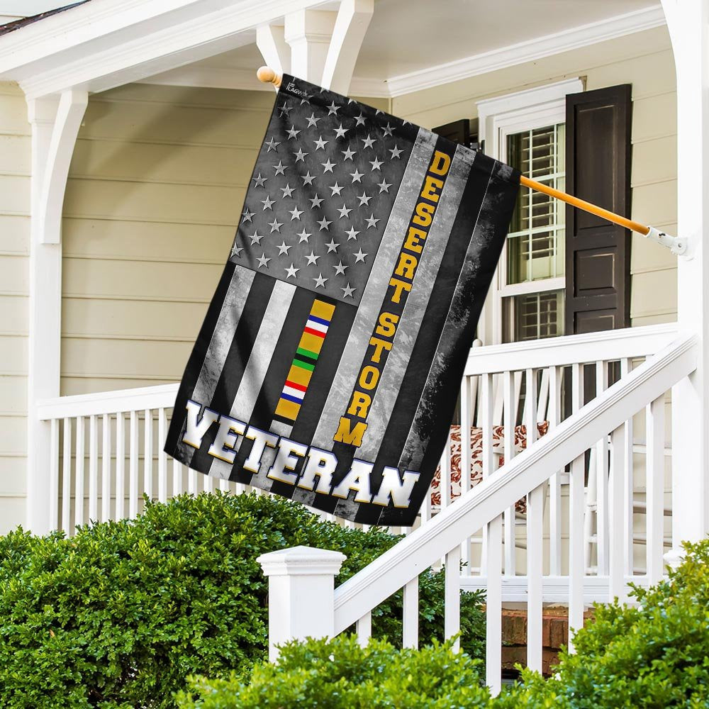 US Veteran Flag, Desert Storm Veteran Flag, Veteran Garden Flags