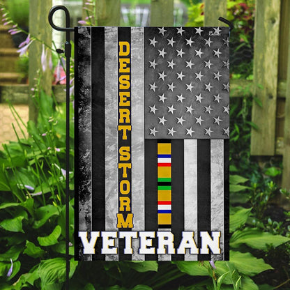 US Veteran Flag, Desert Storm Veteran Flag, Veteran Garden Flags