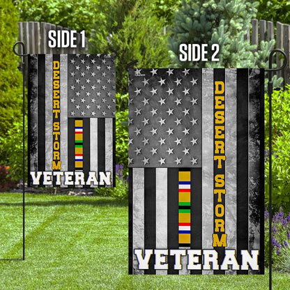 US Veteran Flag, Desert Storm Veteran Flag, Veteran Garden Flags