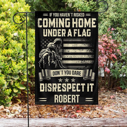 US Veteran Flag, If You Have Not Risked Flag, Veteran Garden Flags