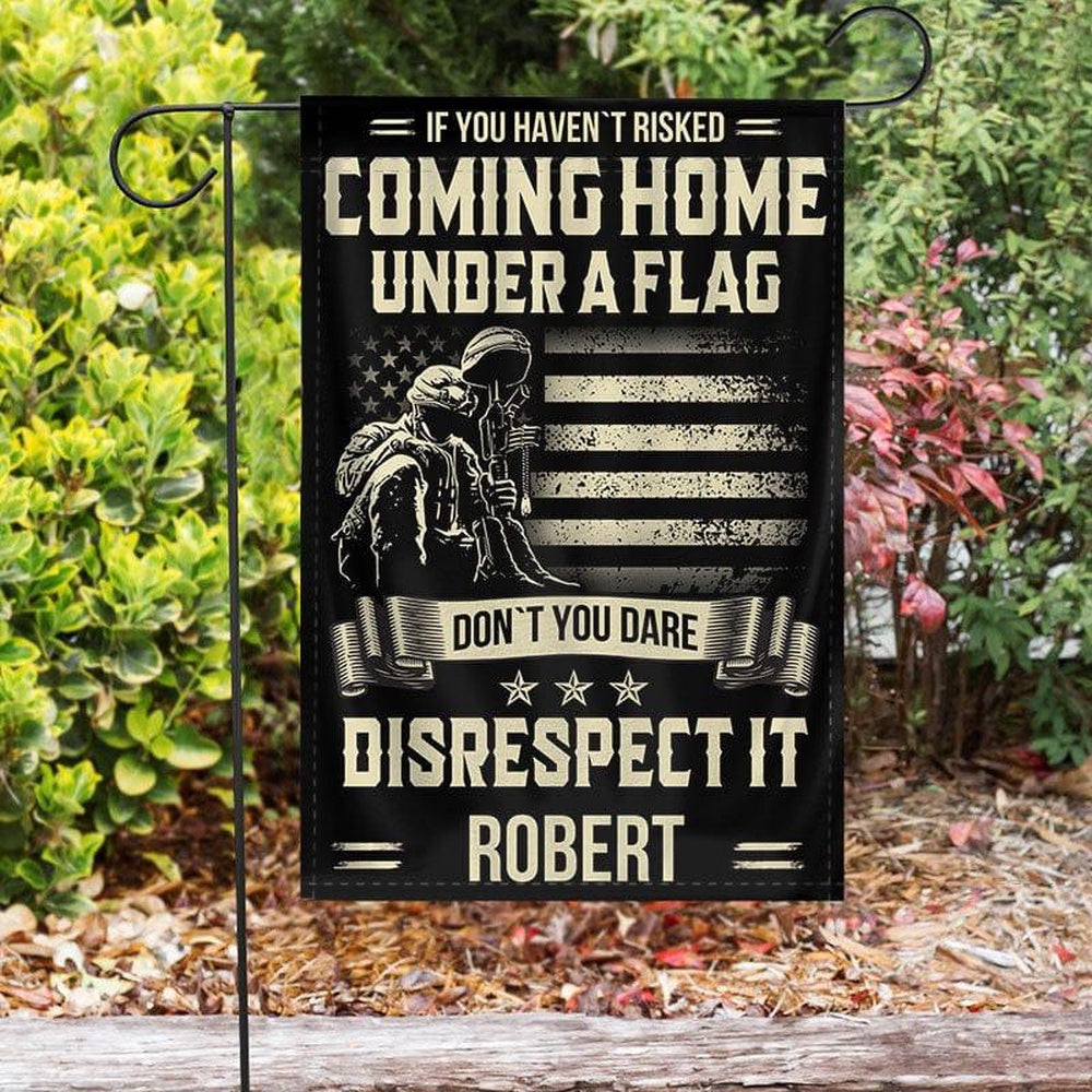 US Veteran Flag, If You Have Not Risked Flag, Veteran Garden Flags