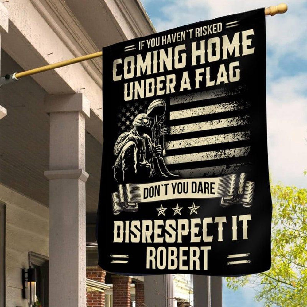 US Veteran Flag, If You Have Not Risked Flag, Veteran Garden Flags