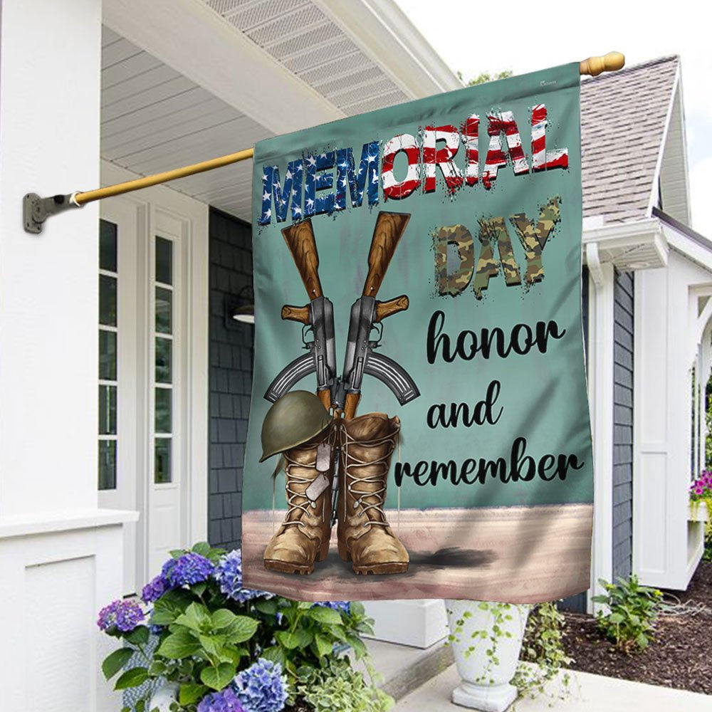 US Veteran Flag, Memorial Day Flag Honor And Remember Veterans Flag, Veteran Garden Flags