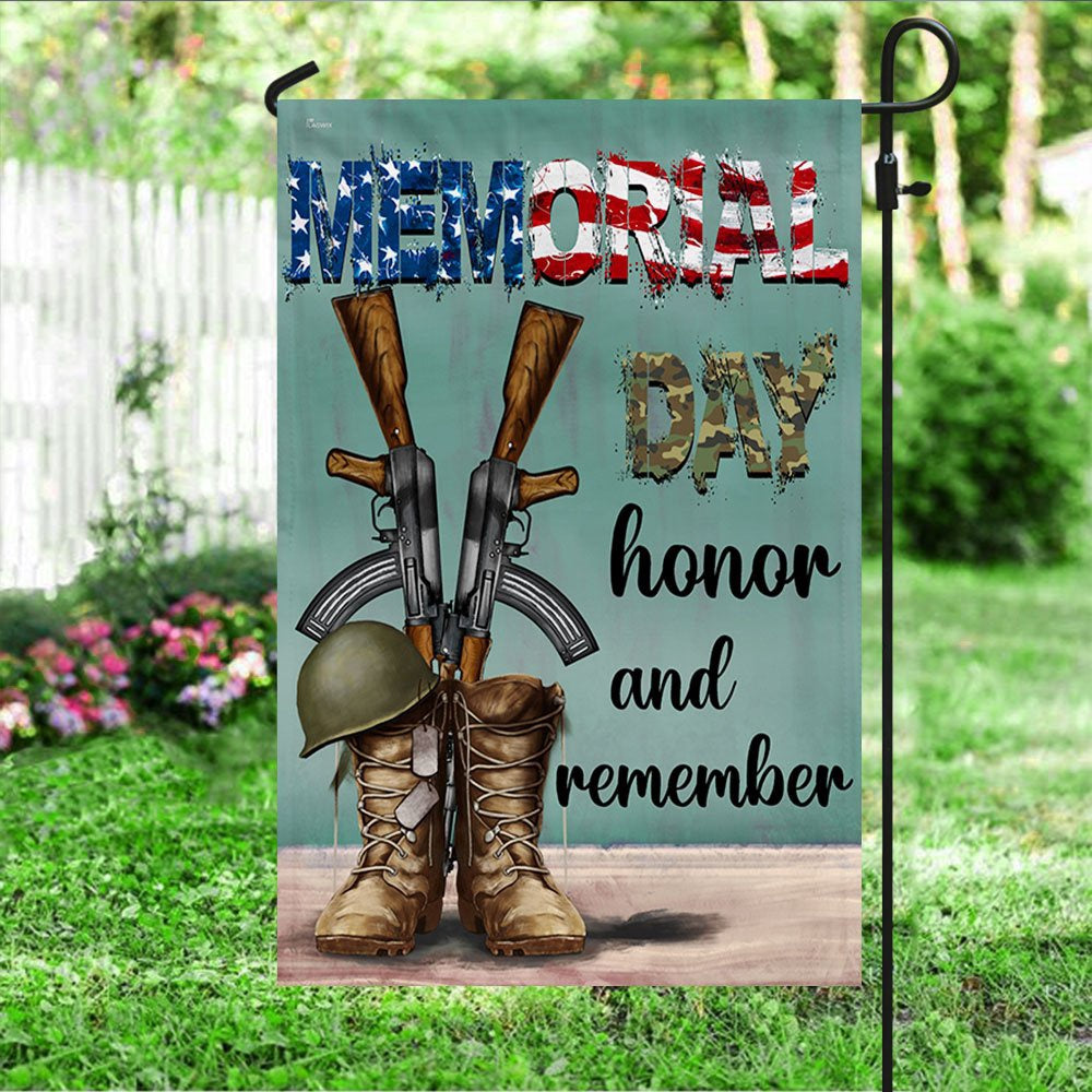 US Veteran Flag, Memorial Day Flag Honor And Remember Veterans Flag, Veteran Garden Flags