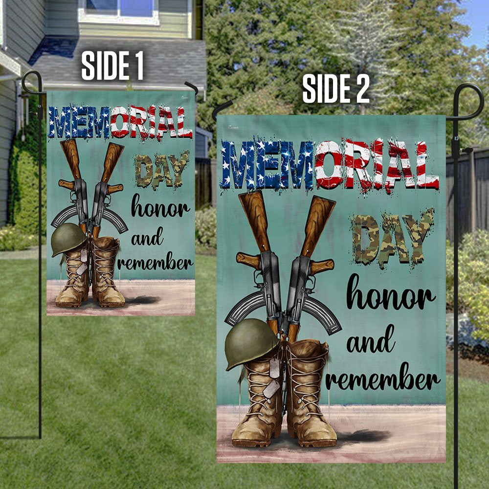 US Veteran Flag, Memorial Day Flag Honor And Remember Veterans Flag, Veteran Garden Flags