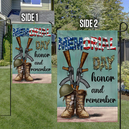 US Veteran Flag, Memorial Day Flag Honor And Remember Veterans Flag, Veteran Garden Flags