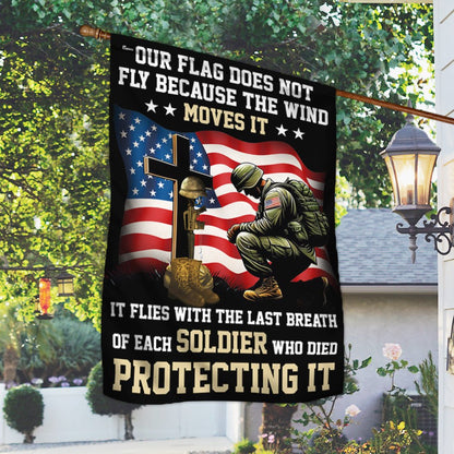 US Veteran Flag, Memorial Day Flag Honor Fallen Soldiers Veterans Our Flag Does Not Fly Because Flag, Veteran Garden Flags