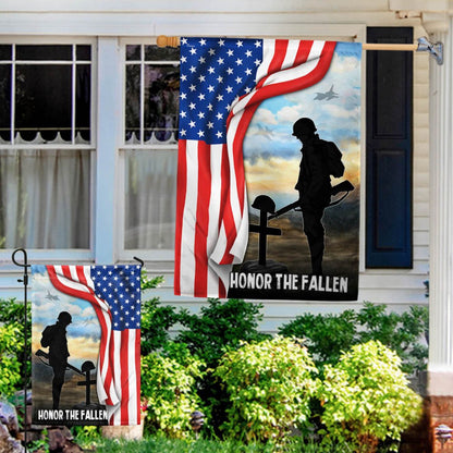 US Veteran Flag, Memorial Day Flag Honor The Fallen Veterans Flag, Veteran Garden Flags