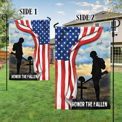 US Veteran Flag, Memorial Day Flag Honor The Fallen Veterans Flag, Veteran Garden Flags