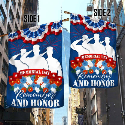 US Veteran Flag, Memorial Day Flag Remember And Honor Thank You Veterans Flag, Veteran Garden Flags