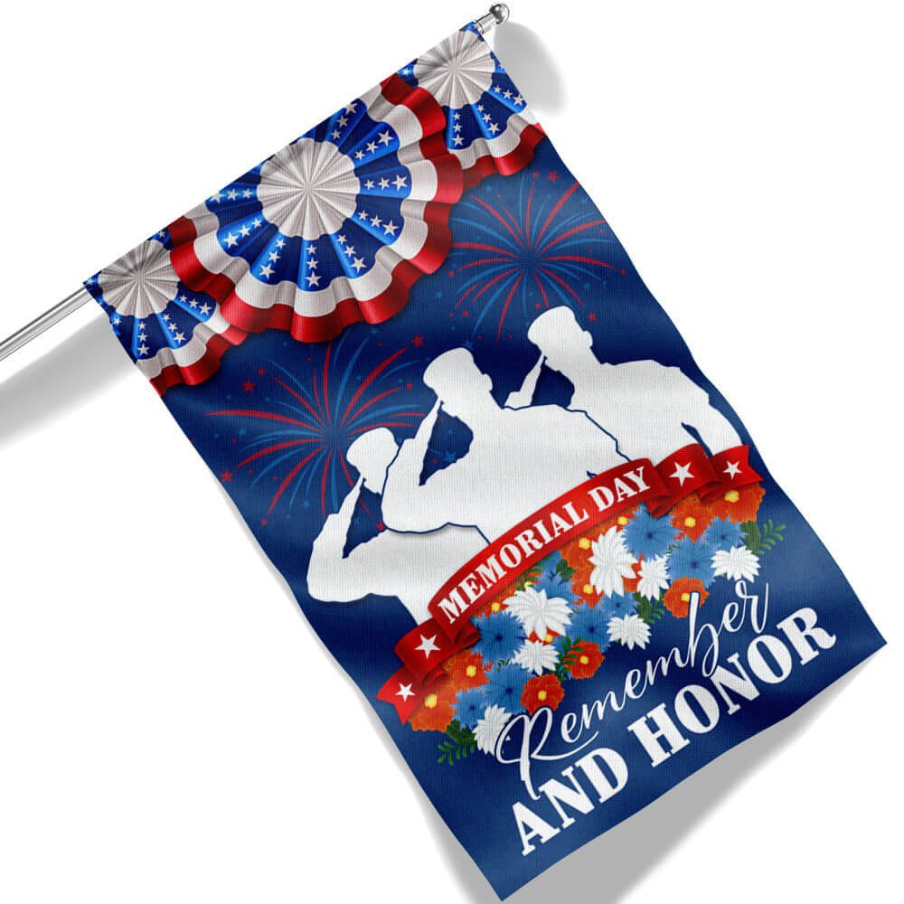 US Veteran Flag, Memorial Day Flag Remember And Honor Thank You Veterans Flag, Veteran Garden Flags