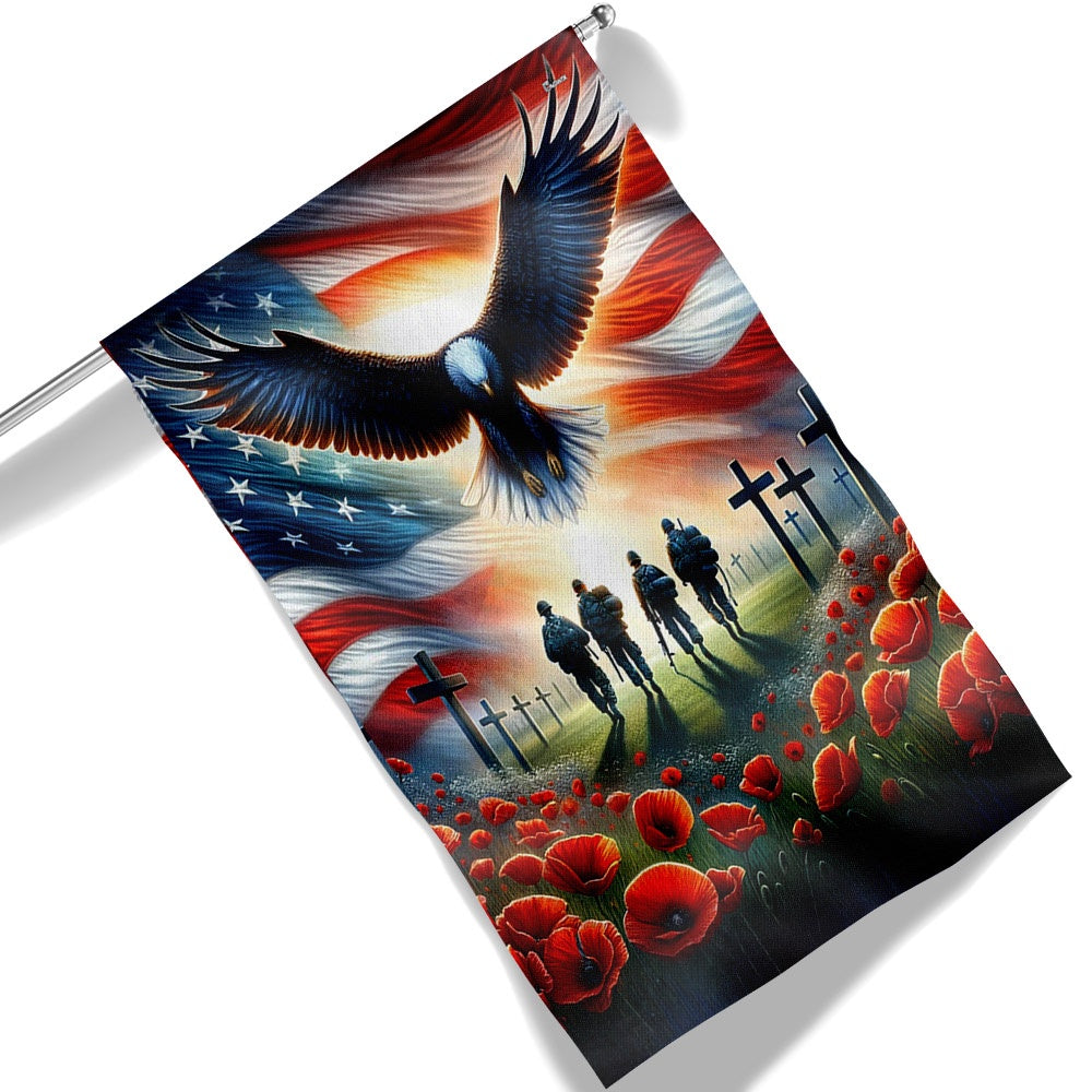 US Veteran Flag, Memorial Day Honor The Fallen Veteran Flag, Veteran Garden Flags
