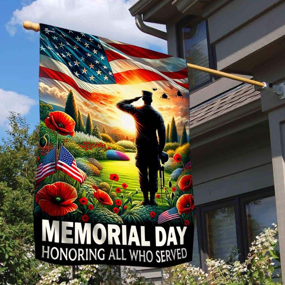 US Veteran Flag, Memorial Day Honoring All Who Served Veteran American Flag, Veteran Garden Flags