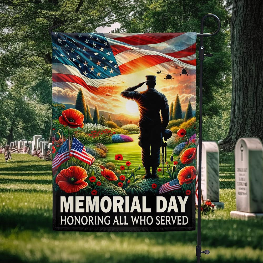 US Veteran Flag, Memorial Day Honoring All Who Served Veteran American Flag, Veteran Garden Flags