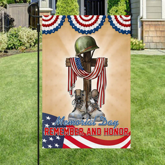 US Veteran Flag, Memorial Day Remember And Honor Veteran Flag, Veteran Garden Flags