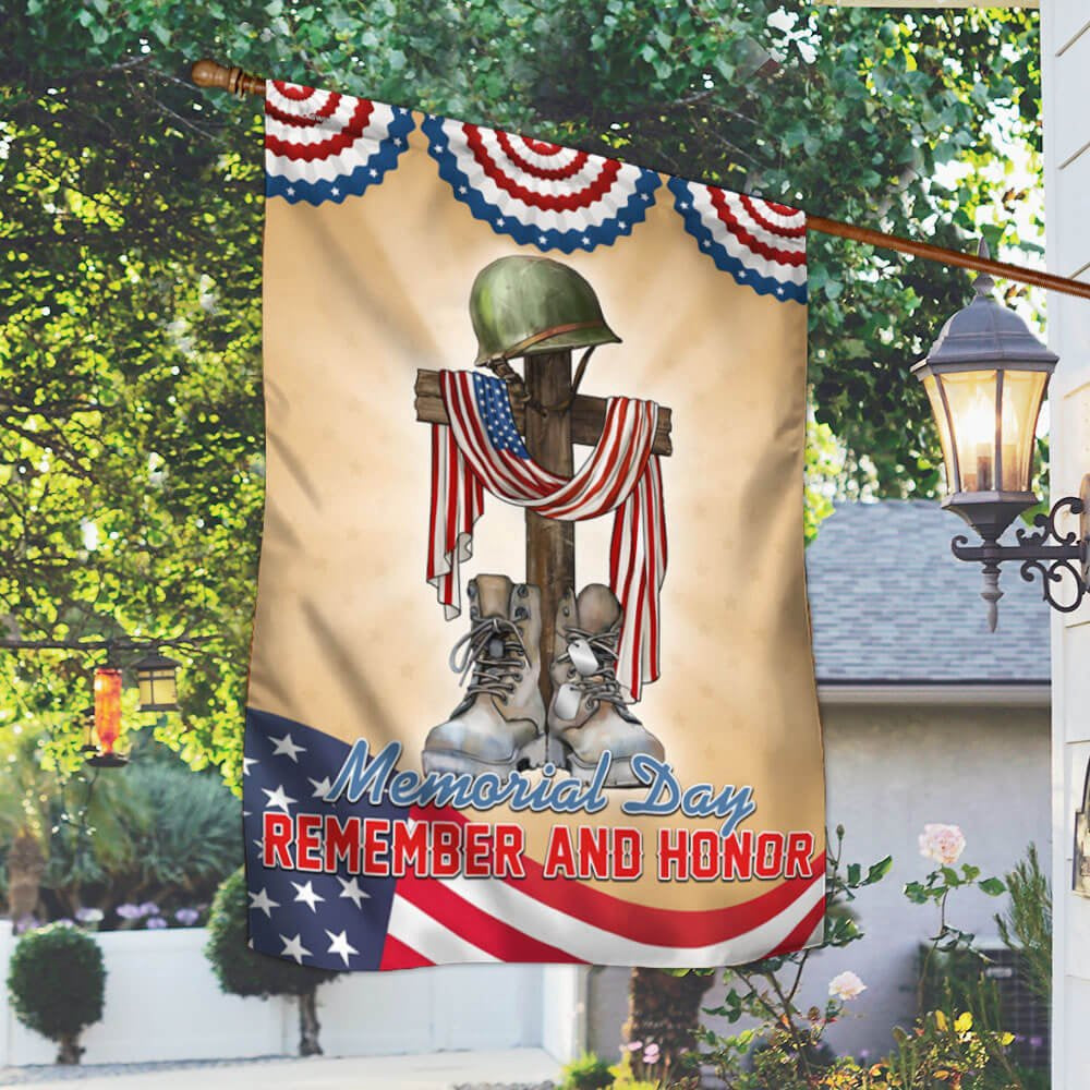 US Veteran Flag, Memorial Day Remember And Honor Veteran Flag, Veteran Garden Flags
