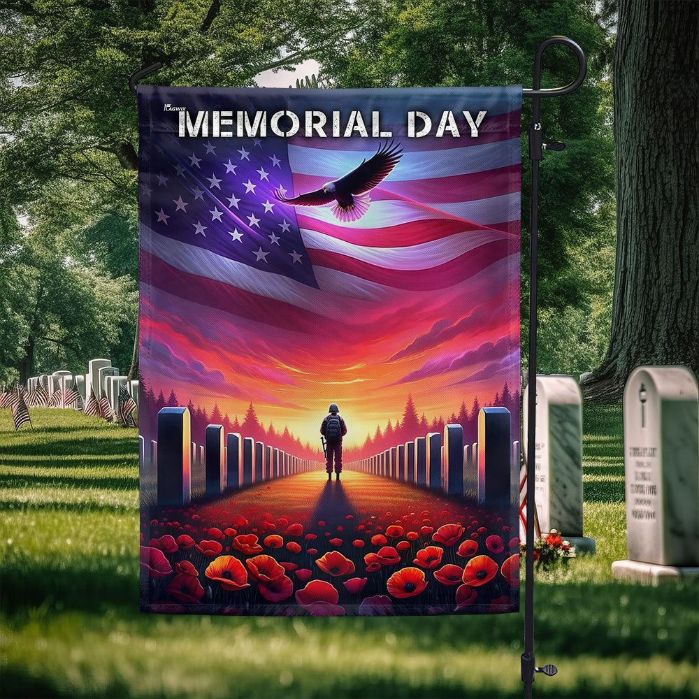 US Veteran Flag, Memorial Day Thank You Veterans Flag, Veteran Garden Flags